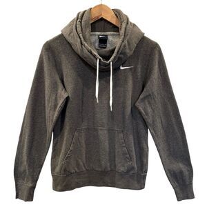 Nike Cowl Neck Pullover Lightweight Hoodie Sweater - Grey - Women's S